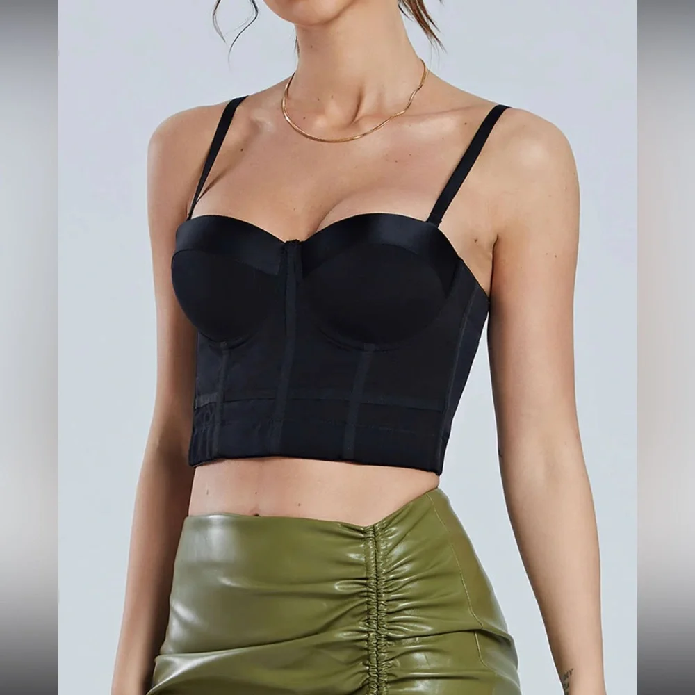 NWT Micas Size XXS Mesh Underwire Bustier - Picture 2 of 7